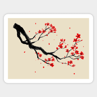 cherry blossom tree branch Sticker